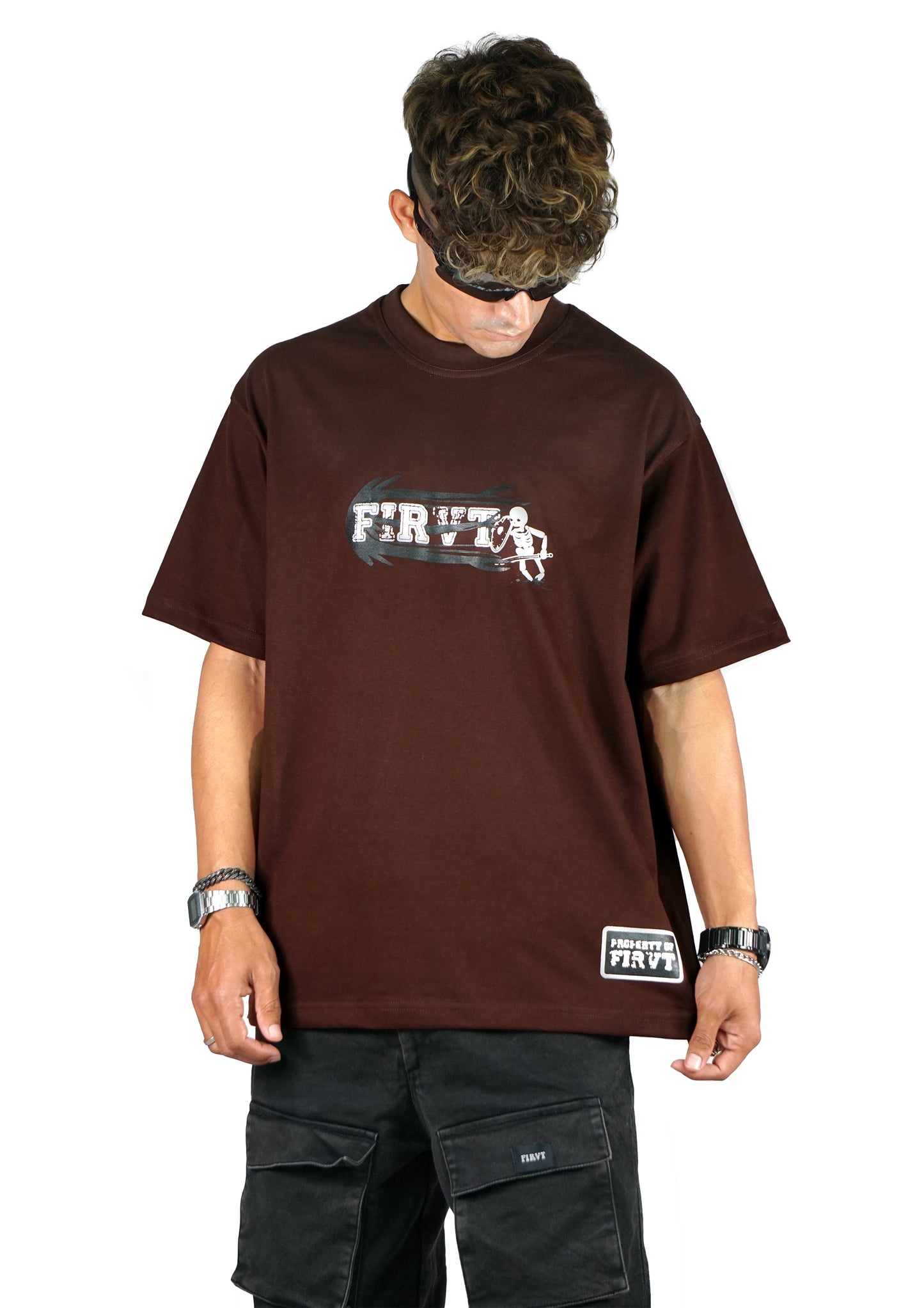 LOST WARRIOR BROWN TSHIRT