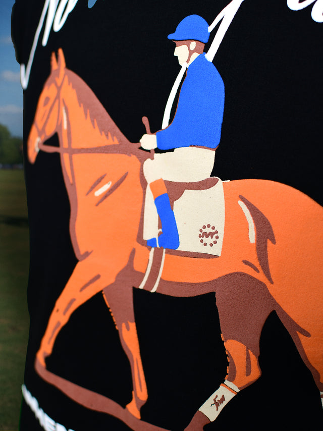 ROYAL RIDE BLACK T-SHIRT