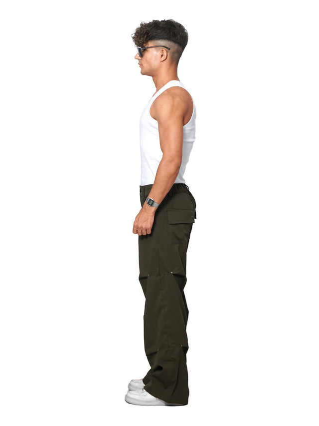PARACHUTE PANT MILITARY GREEN