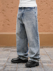 BLUE WASHED DENIM