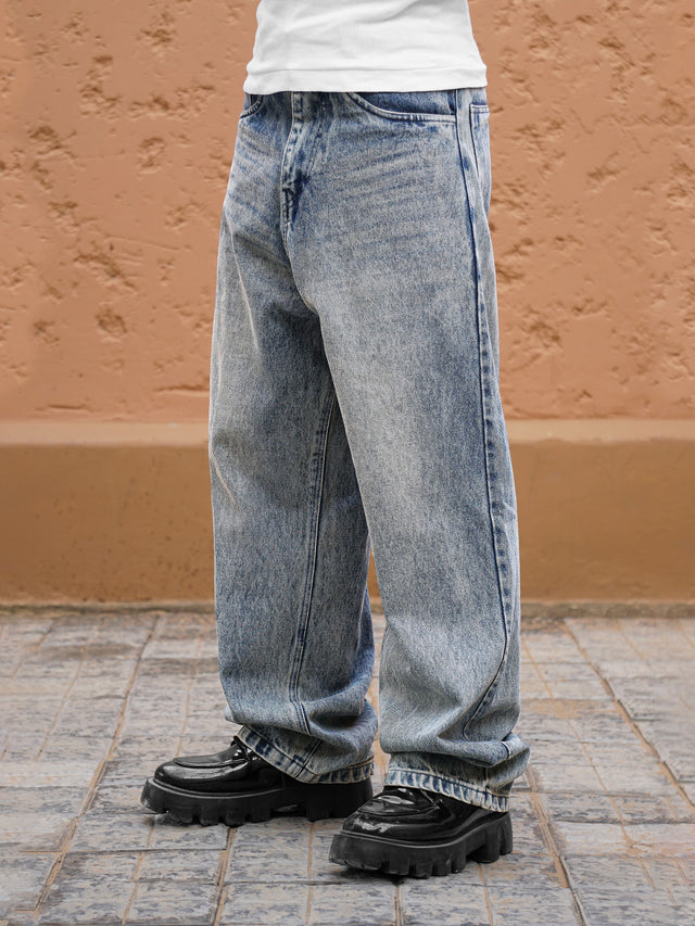 BLUE WASHED DENIM