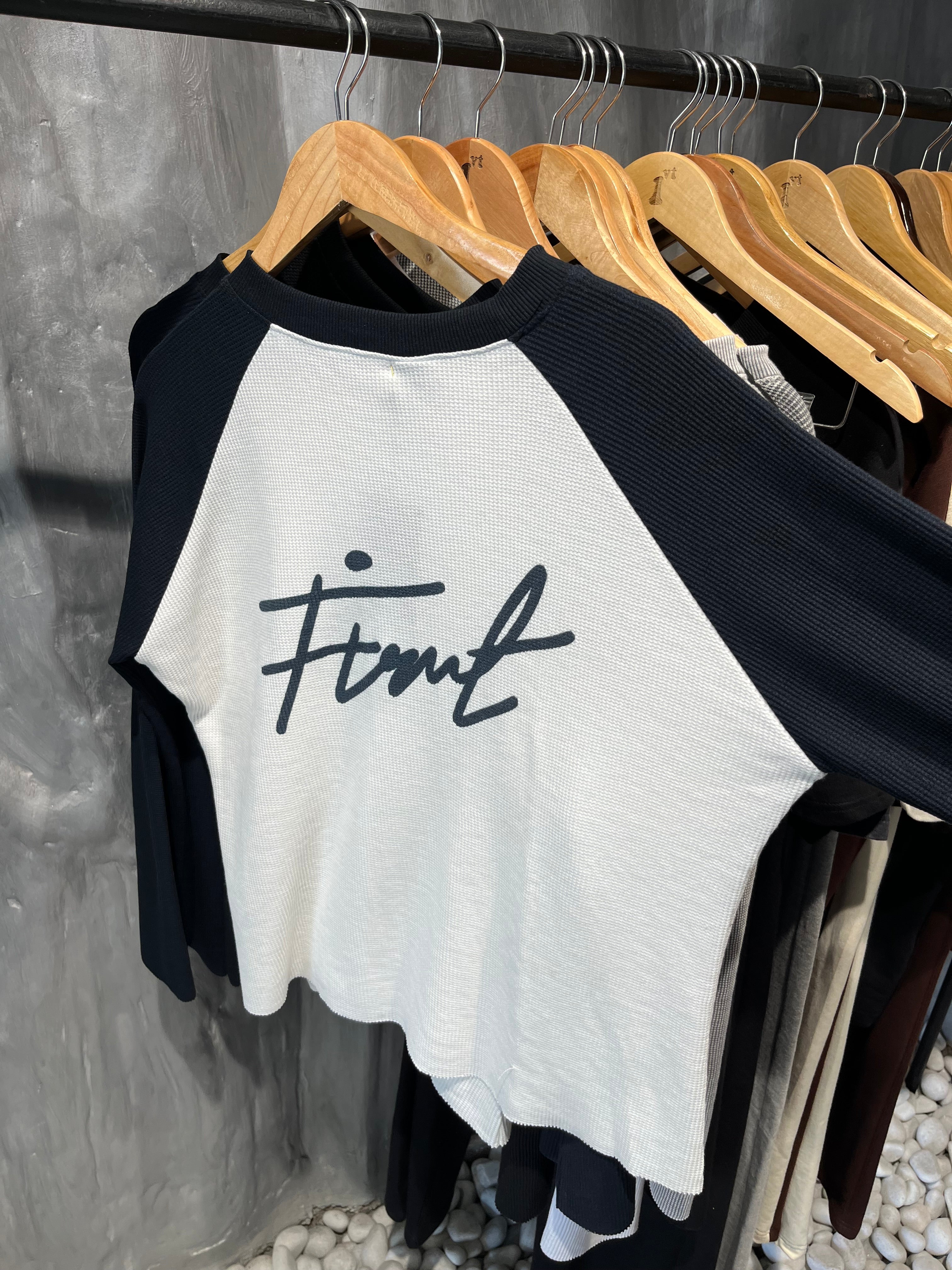 RAGLAN WAFFLE NAVY T-SHIRT – FIRVT