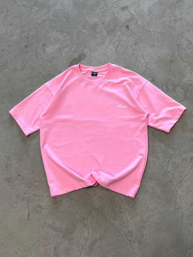 FIRVT T-SHIRT PINK