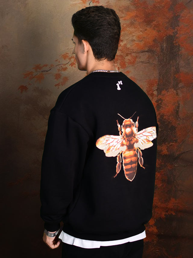HONEY BEE BLACK SWEATSHIRT