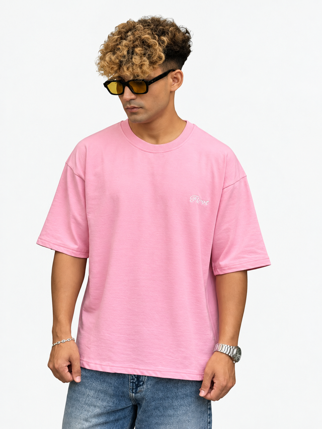 FIRVT T-SHIRT PINK