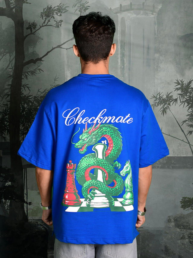 CHECKMATE BLUE T-SHIRT