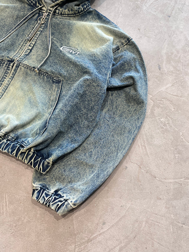 BLUE WASHED DENIM JACKET