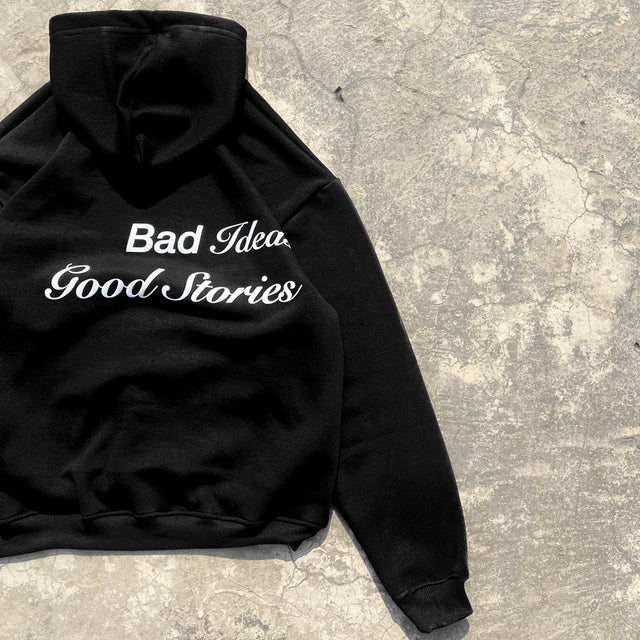 WORDS BLACK HOODIE