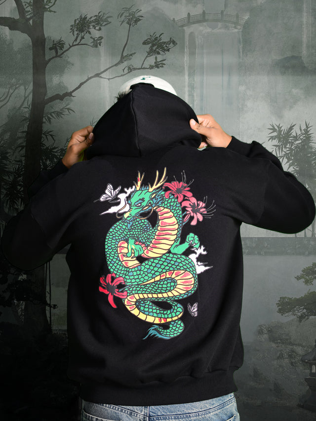 DRAGON HOODIE BLACK