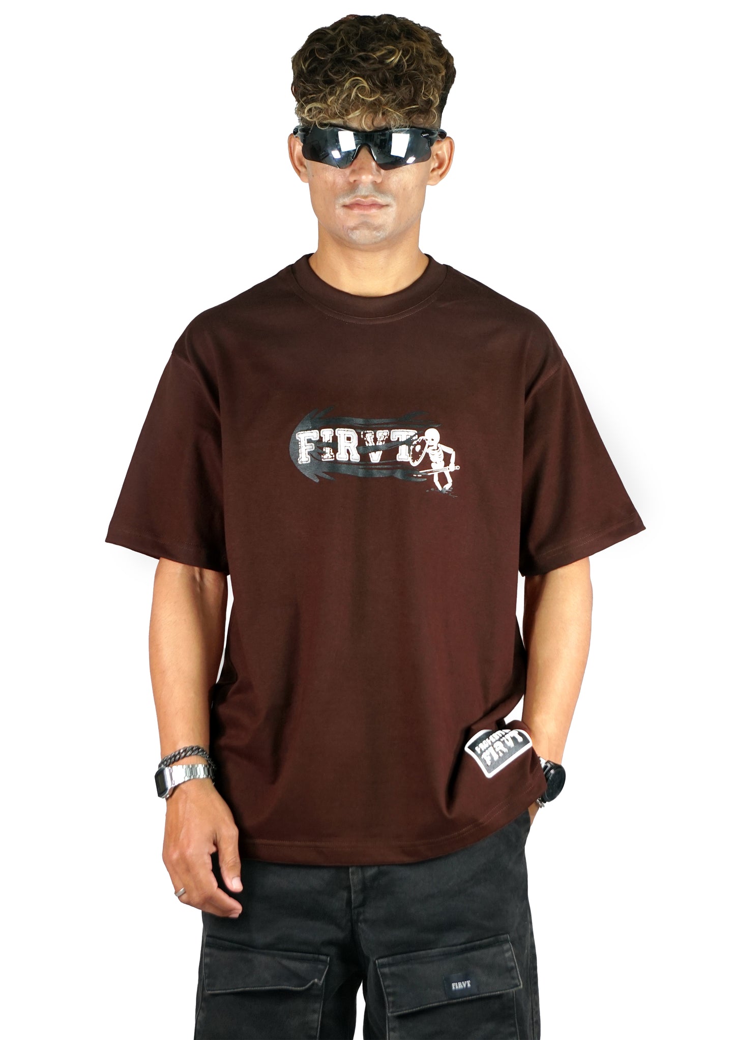 LOST WARRIOR BROWN TSHIRT