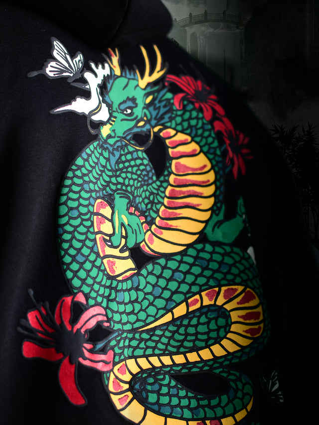 DRAGON HOODIE BLACK