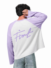 RAGLAN WAFFLE LAVENDER T-SHIRT