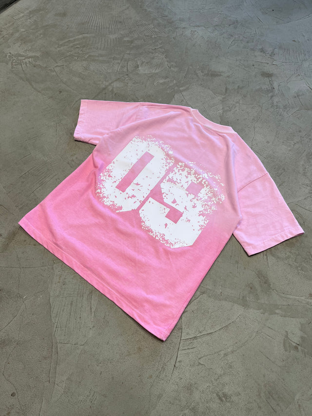 09 PINK OMBRE WASHED T-SHIRT