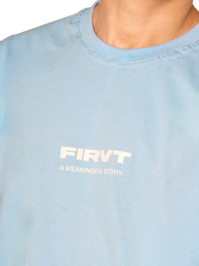 FIRVT SKY BLUE T-SHIRT
