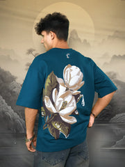 MAGNOLIA FLOWER GREEN T-SHIRT