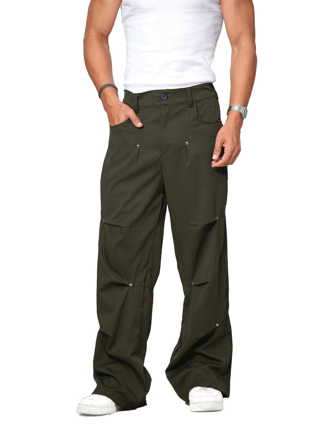 PARACHUTE PANT MILITARY GREEN