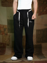 FIRVT BAGGY SWEATPANTS BLACK