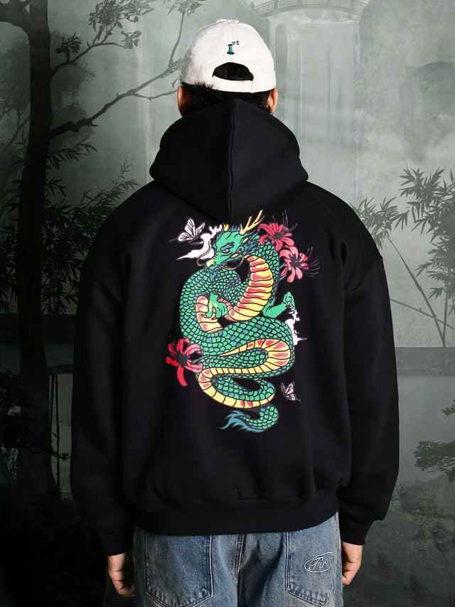 DRAGON HOODIE BLACK