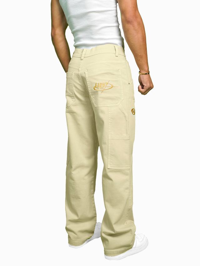 FIRVT CARPENTER DENIM BEIGE