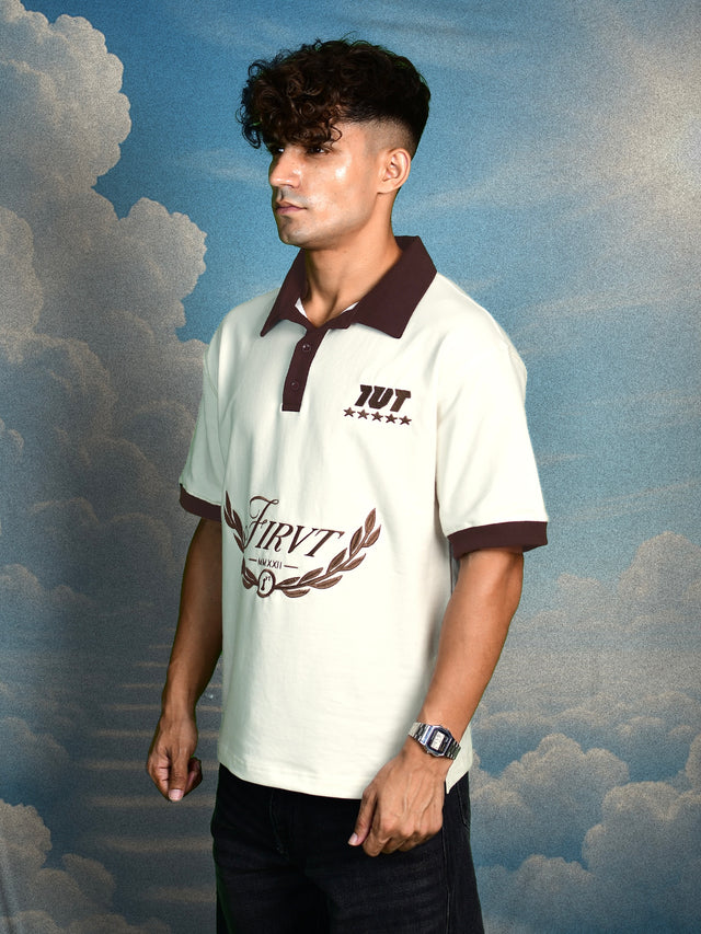FIRVT LEGACY BROWN POLO