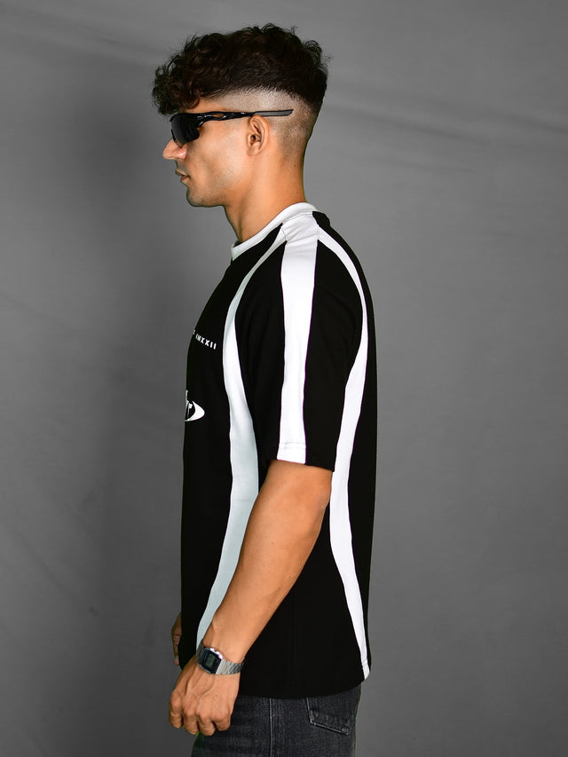 FIRVT BLACK COTTON JERSEY