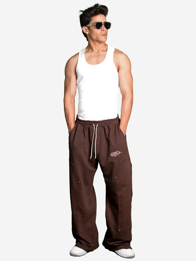 BROWN CARPENTER SWEATPANTS