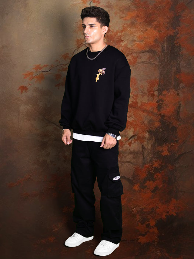 HONEY BEE BLACK SWEATSHIRT