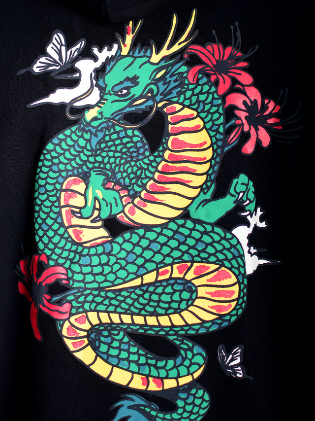 DRAGON HOODIE BLACK