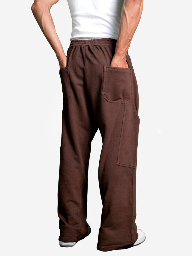 BROWN CARPENTER SWEATPANTS