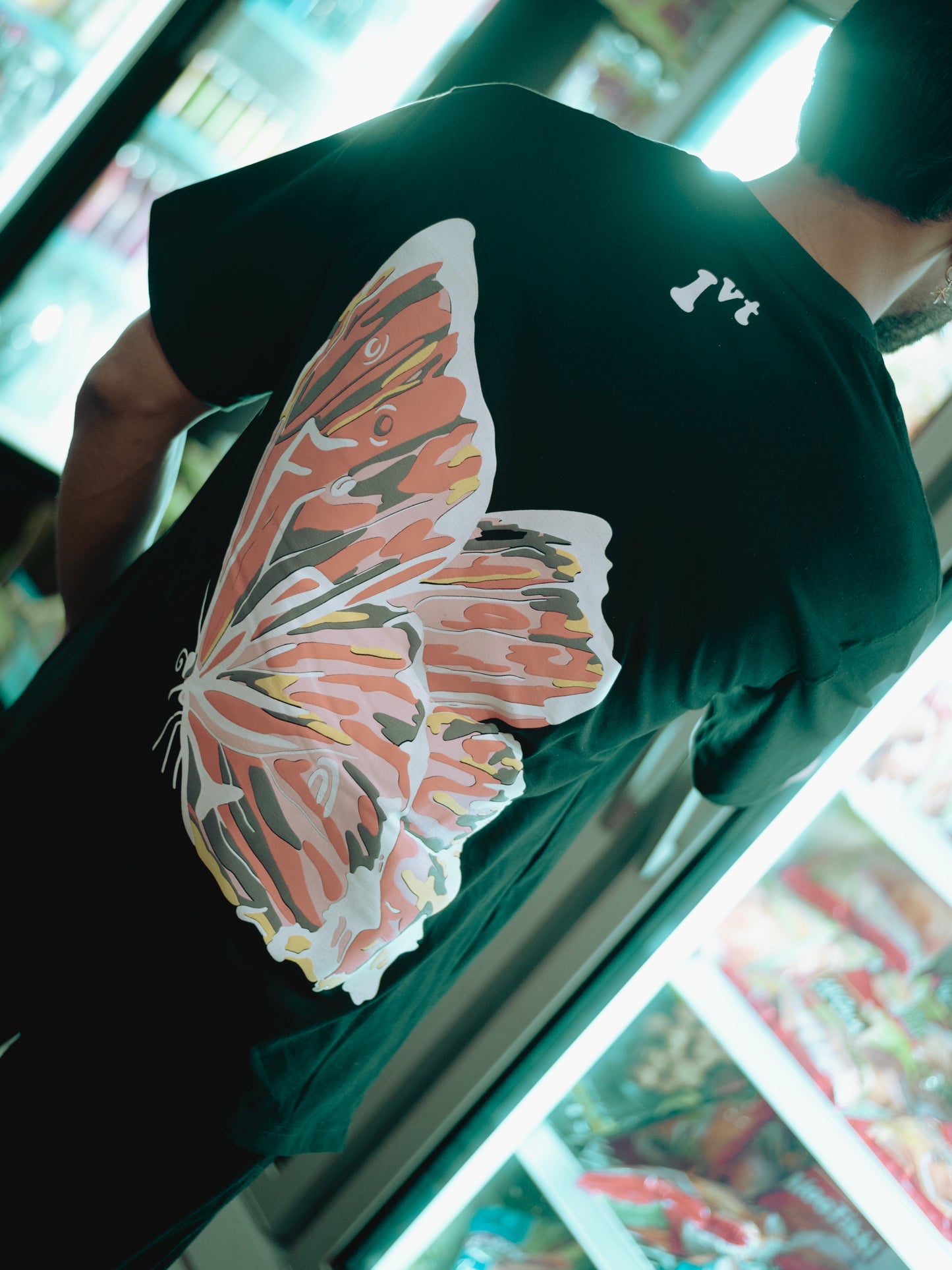 BUTTERFLY BLACK TSHIRT