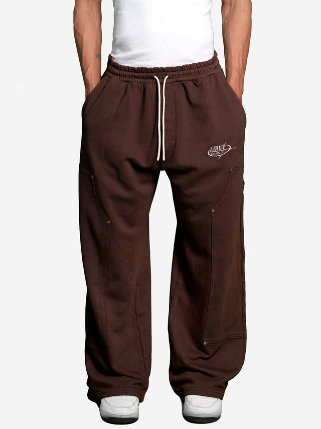 BROWN CARPENTER SWEATPANTS