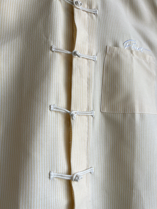 FIRVT YELLOW FROG BUTTON SHIRT
