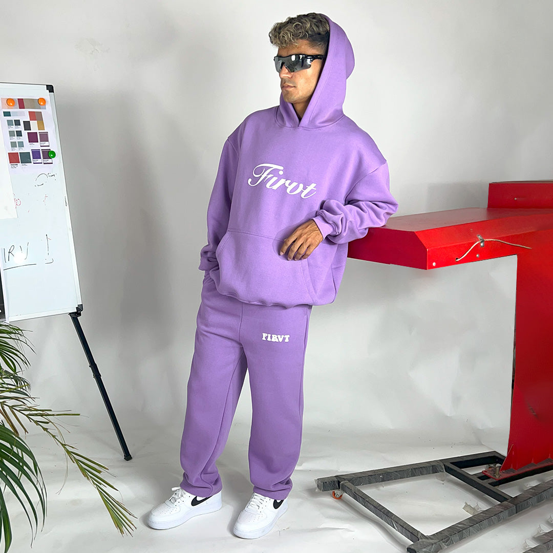 WORDS PURPLE HOODIE