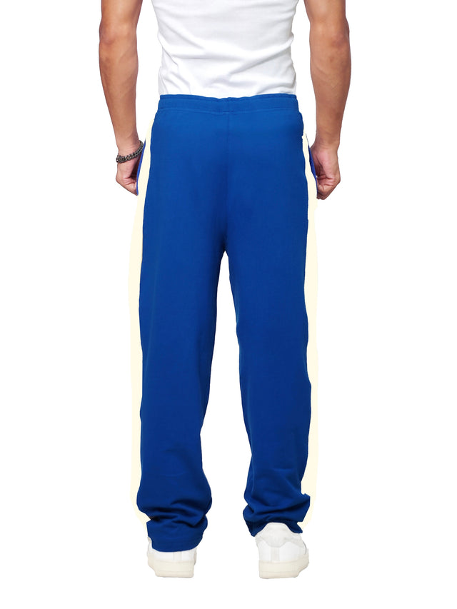ROYAL BLUE SIDE STRIPE SWEATPANTS