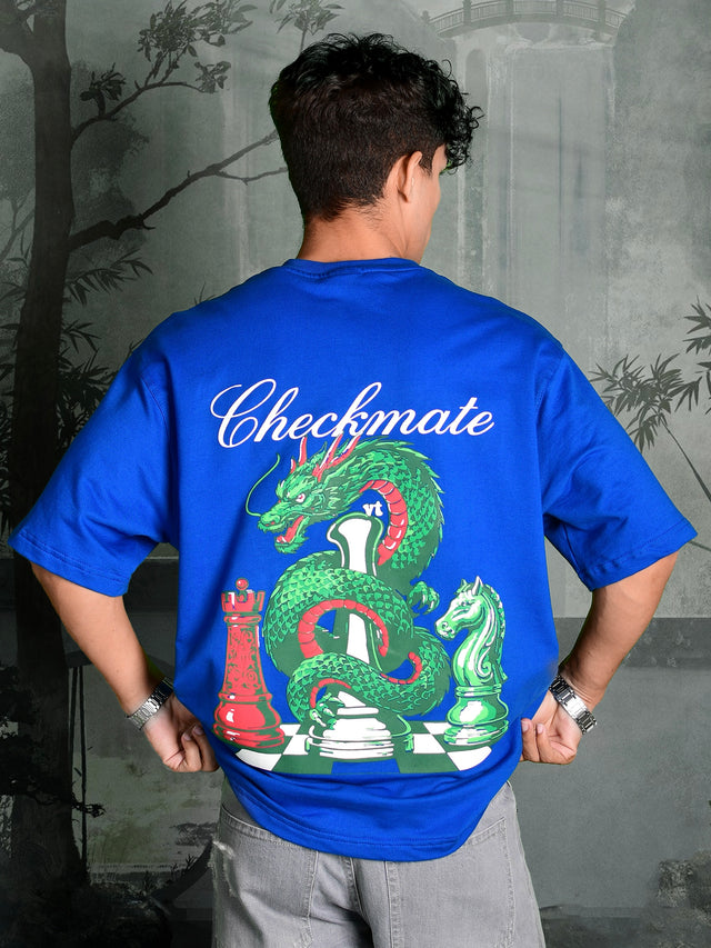 CHECKMATE BLUE T-SHIRT