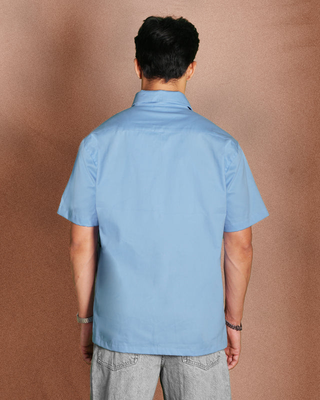 FIRST BLOSSOM DUSTY BLUE SHIRT