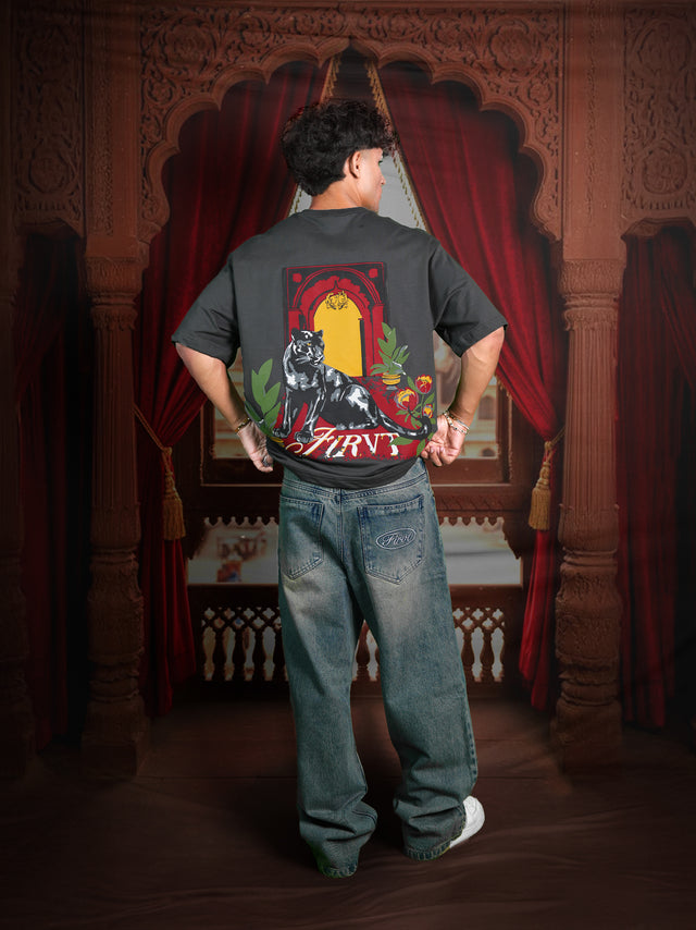 ROYAL PANTHER GREY T-SHIRT