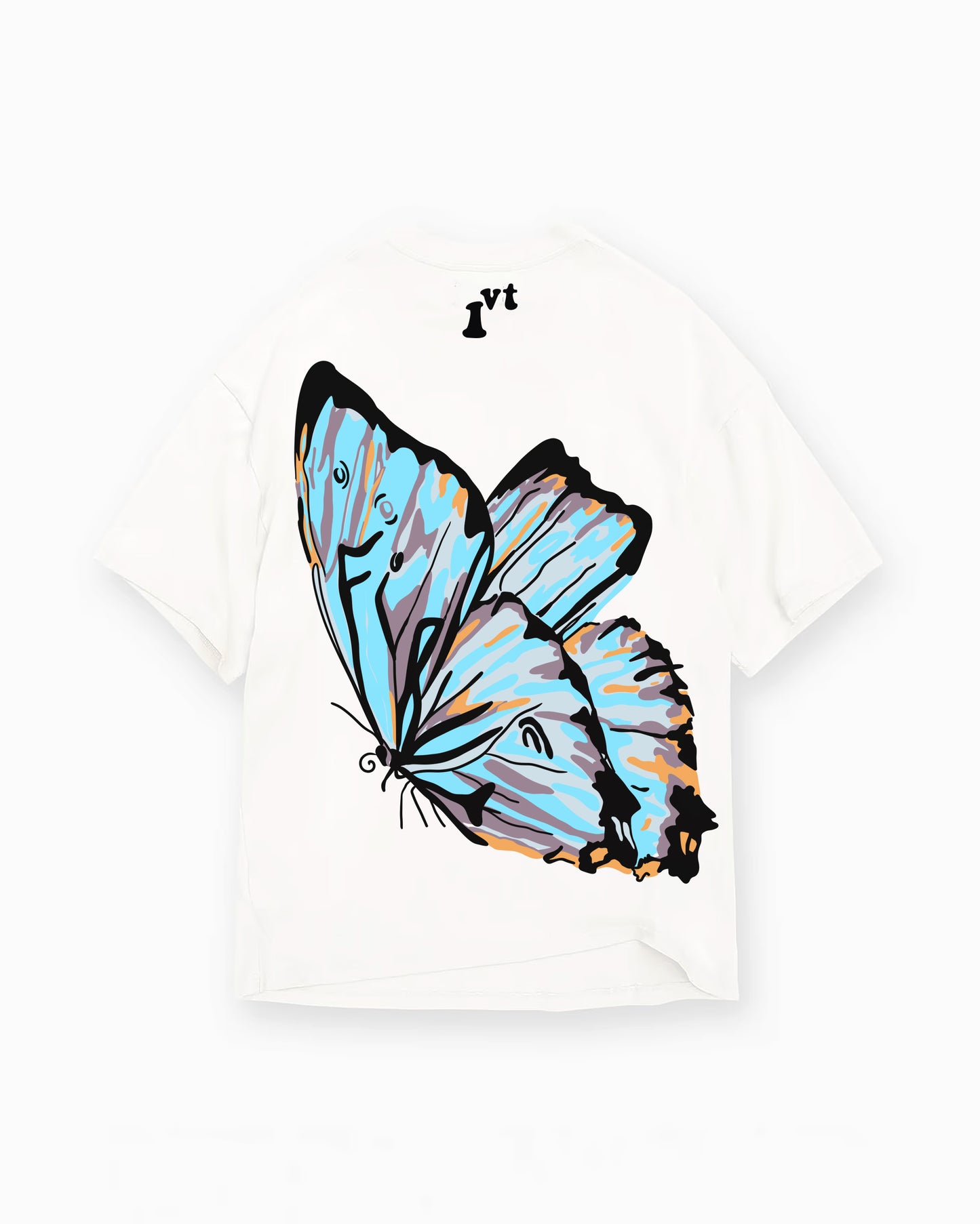 BUTTERFLY WHITE TSHIRT