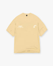 FIRVT CREAM BASIC TSHIRT
