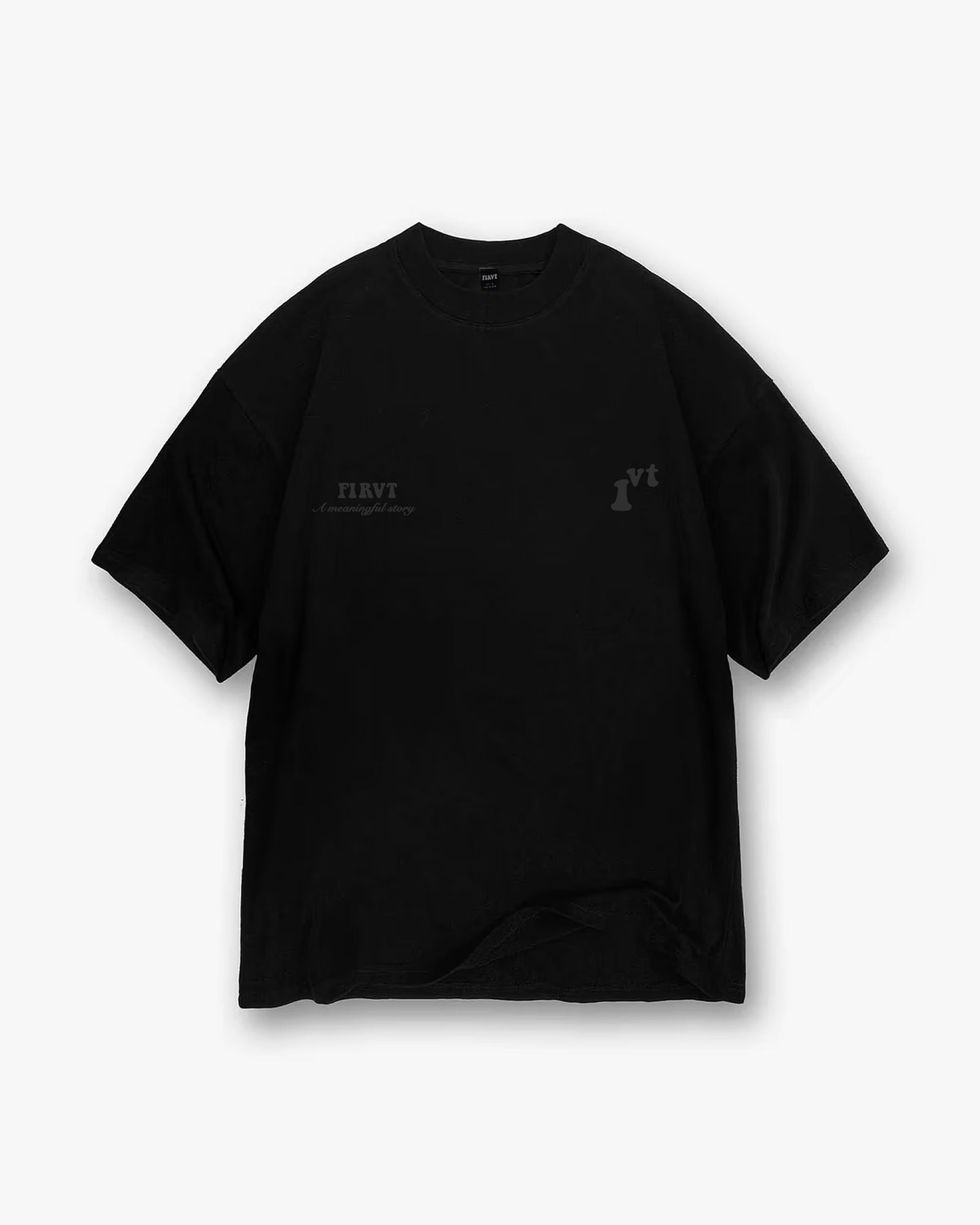 FIRVT BASIC BLACK TSHIRT