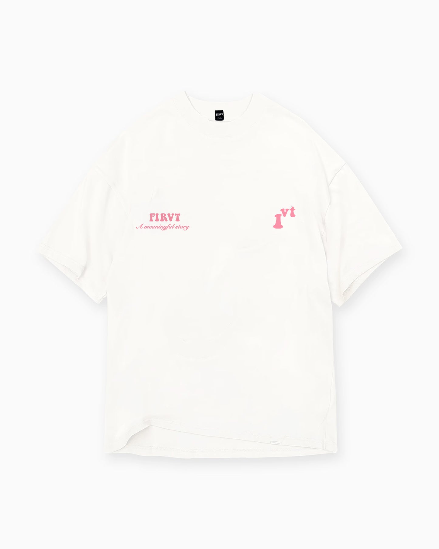 FIRVT BASIC WHITE TSHIRT