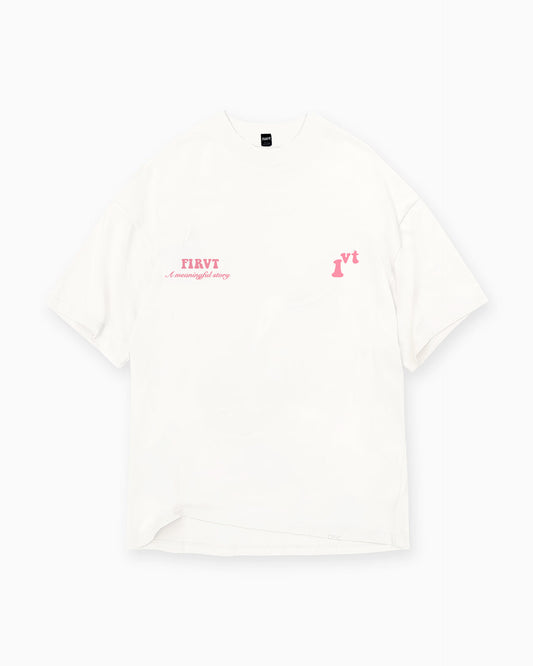 FIRVT BASIC WHITE TSHIRT