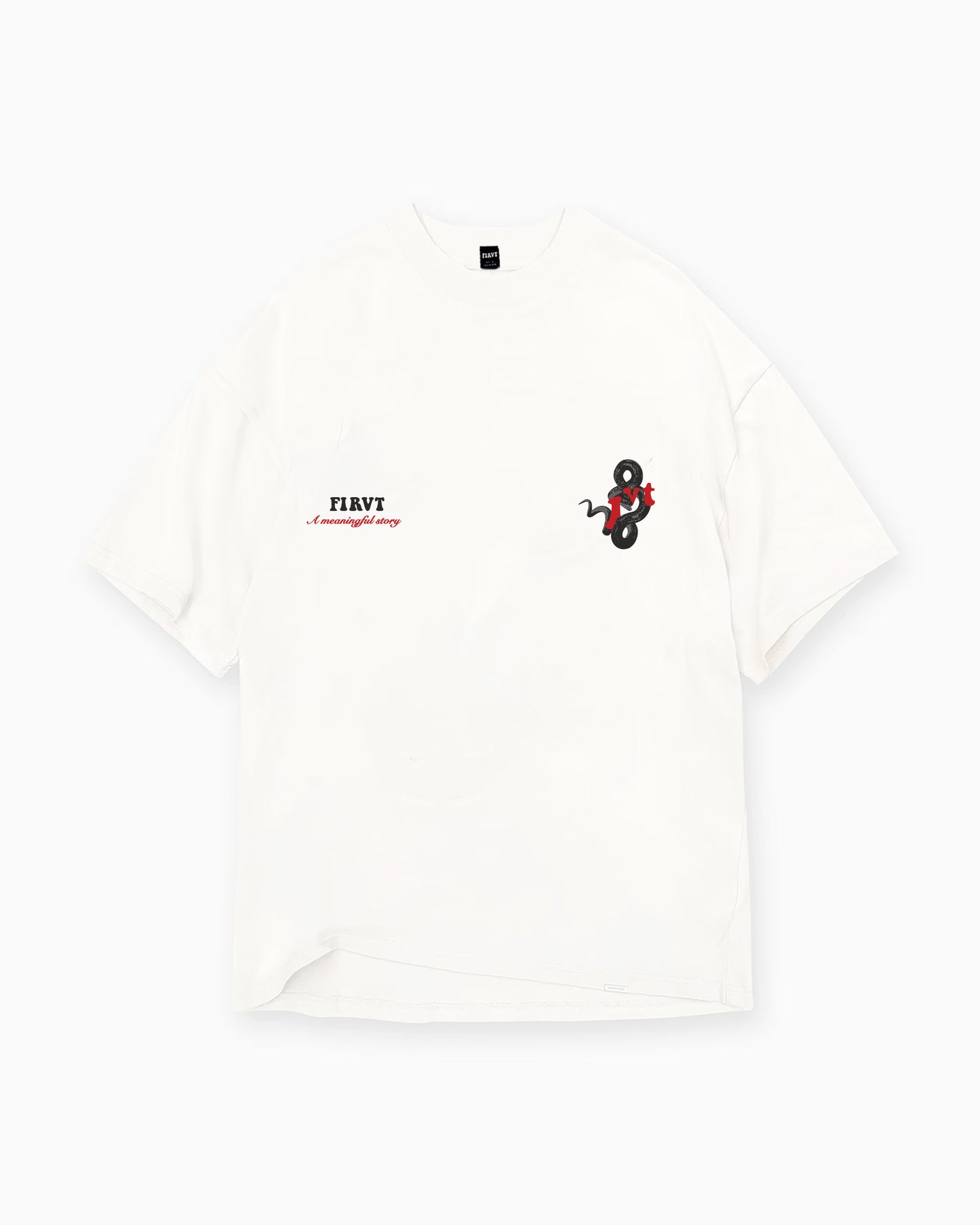 DANGEROUS SNAKE WHITE T-SHIRT