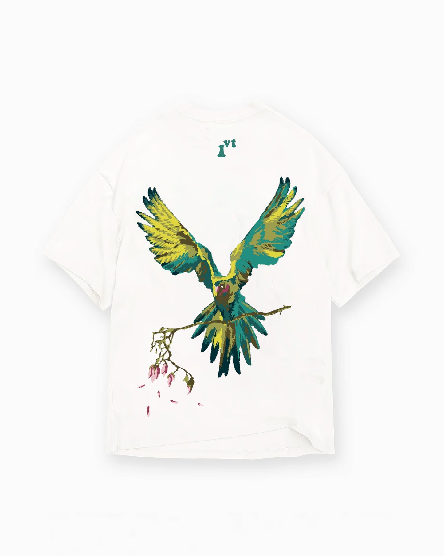 ROSE WINGS WHITE T-SHIRT