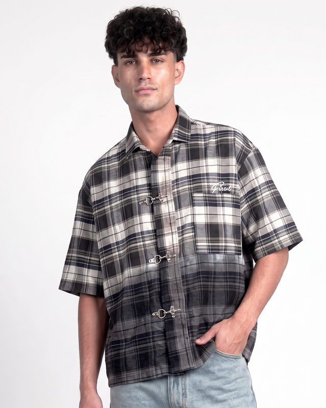 OMBRE WASHED CLASP SHIRT
