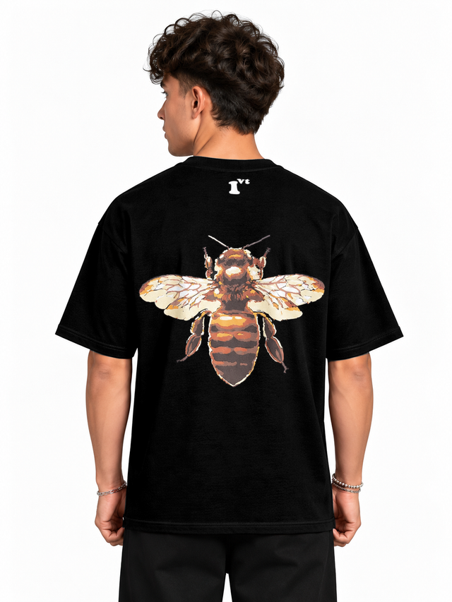 HONEY BEE BLACK T-SHIRT