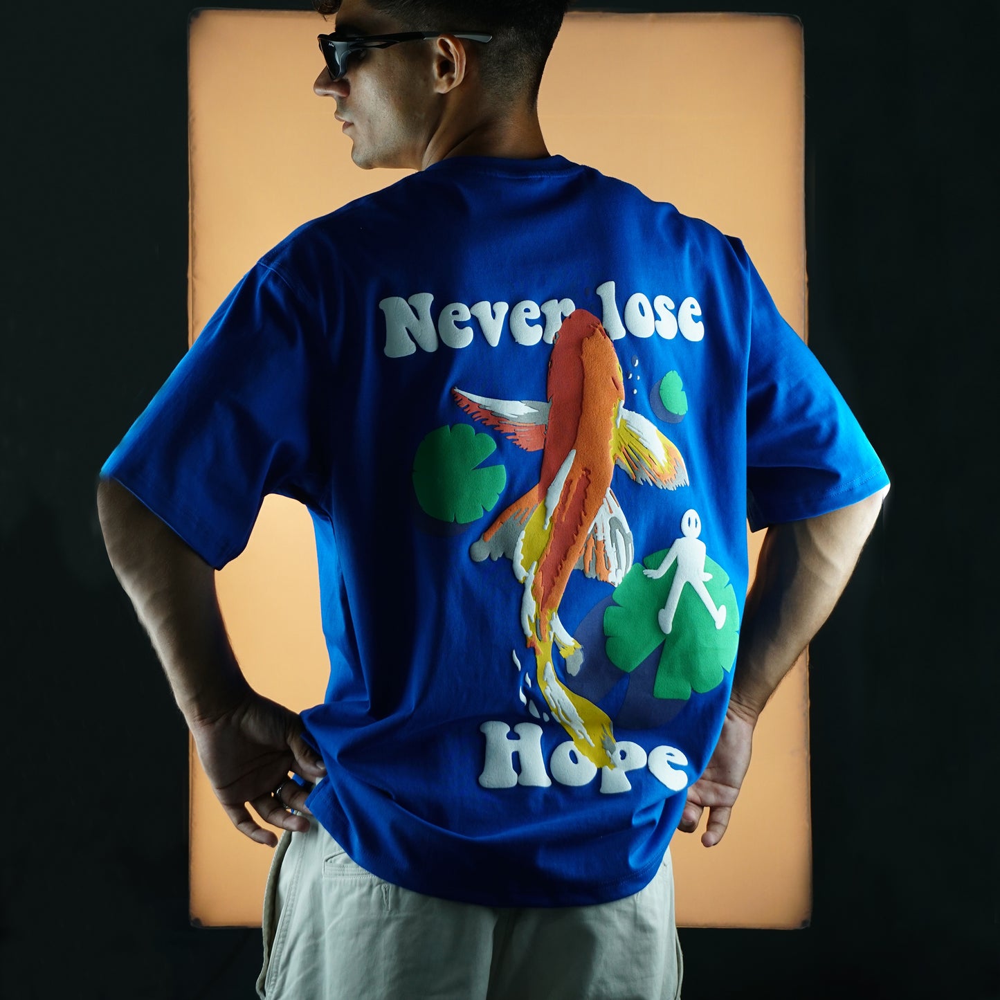 NEVER LOSE HOPE BLUE TSHIRT