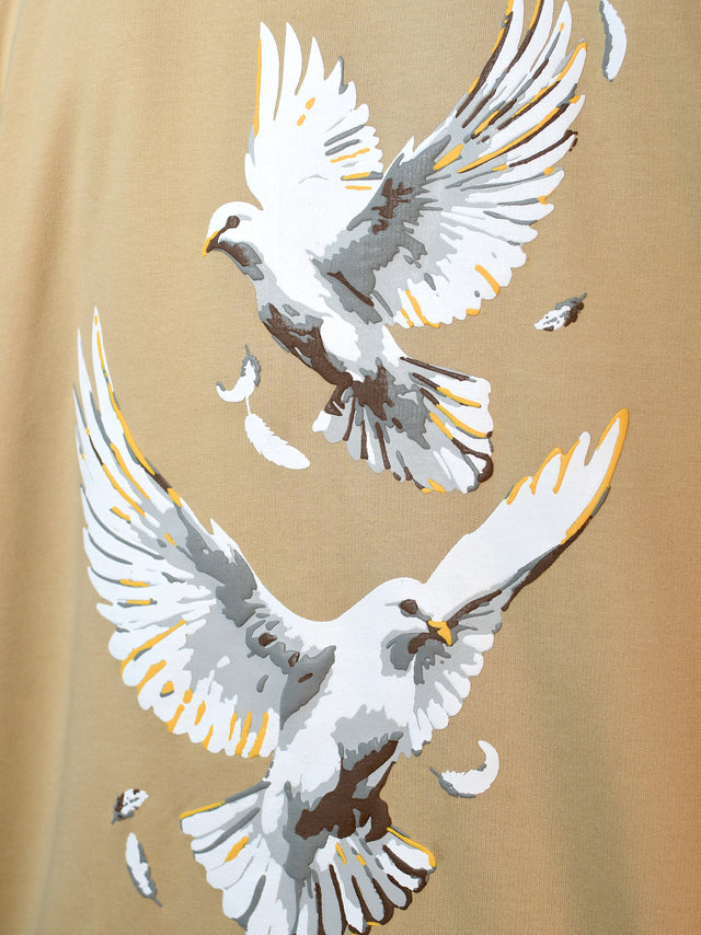 WINGS OF PIECE T-SHIRT BEIGE