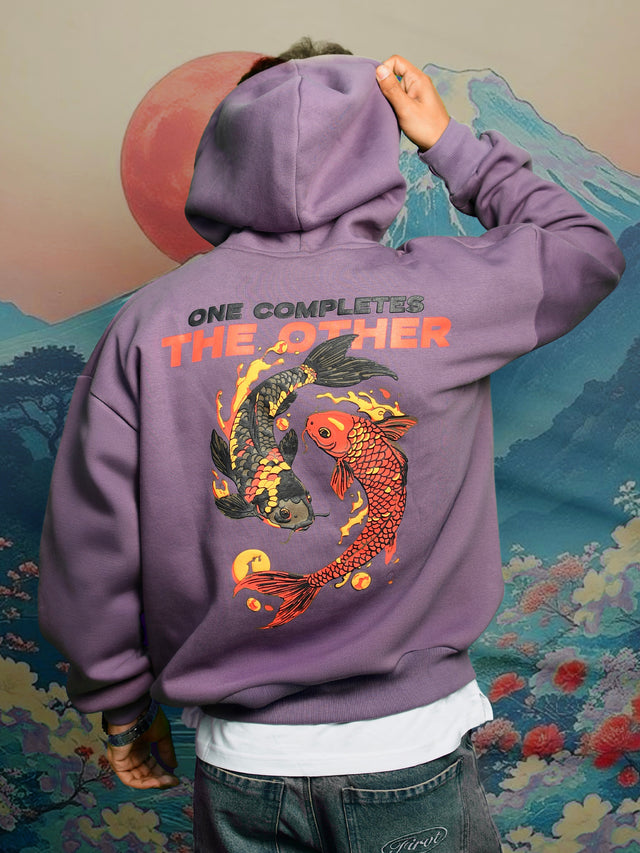 KOI HOODIE MAUVE