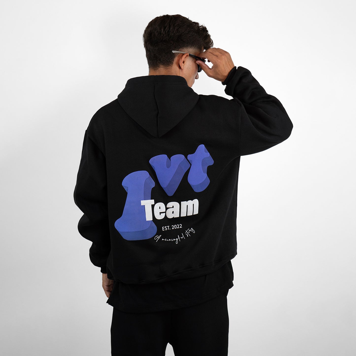 TEAM FIRVT BLACK HOODIE